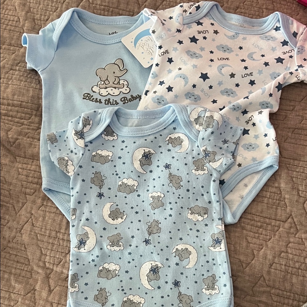 Little and Loved- Adorable Baby Bodysuits Set